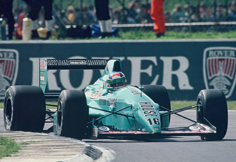 エイドリアン・ニューウェイ氏がデザインしたレイトンハウス マーチ 881。自然吸気エンジン搭載ながら空力に優れ、高いポテンシャルが注目された。写真提供：（C）autosport