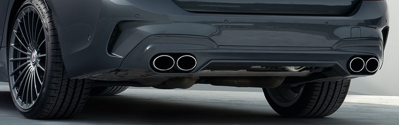 ベースデザインを崩さずによりダイナミックに仕上げるのがアルピナ流