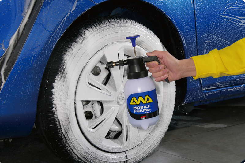 タイヤやホイールにも利用可能