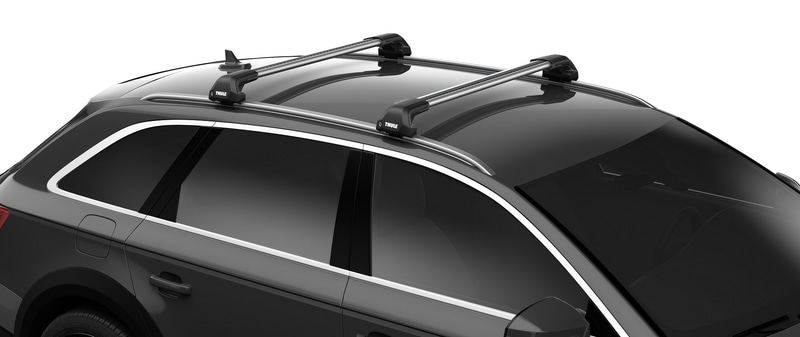 画像はエッジ フラッシュ レールとウィングバー エッジ（シルバー）の組み合わせ