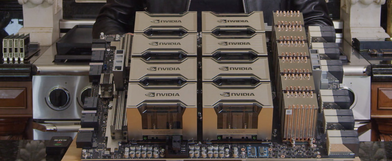 A100が8基搭載されていた