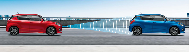 アダプティブクルーズコントロールの作動イメージ