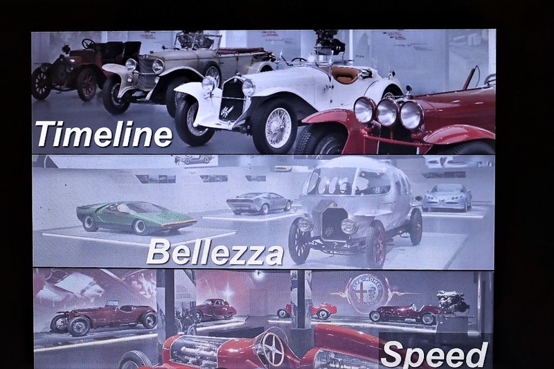 ミュージアムは「タイムライン」「ビューティー」「スピード」の3ゾーンで構成される