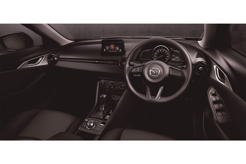 「CX-3」商品改良モデルのインテリア