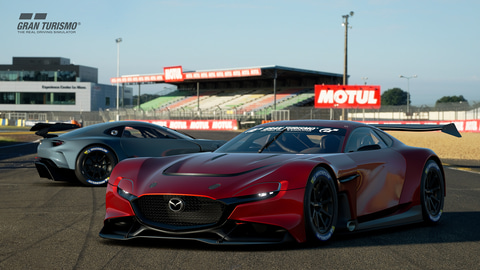 マツダ RX-Vision GT3 Concept 1/43 グランツーリスモ 1/43 Spark Mazda RX Vision GT3 Concept Gran Turismo Gray w