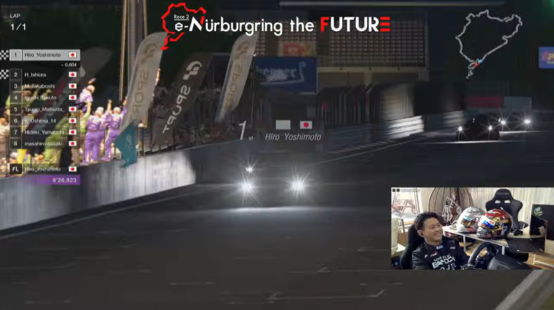 第2レースは吉本大樹選手が優勝