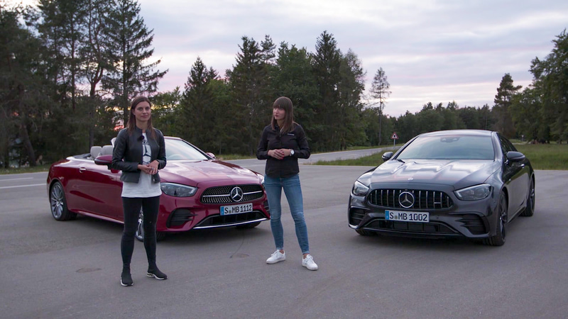 新型「Eクラス クーペ」「Eクラス カブリオレ」のデジタル発表会で公開されたビデオ