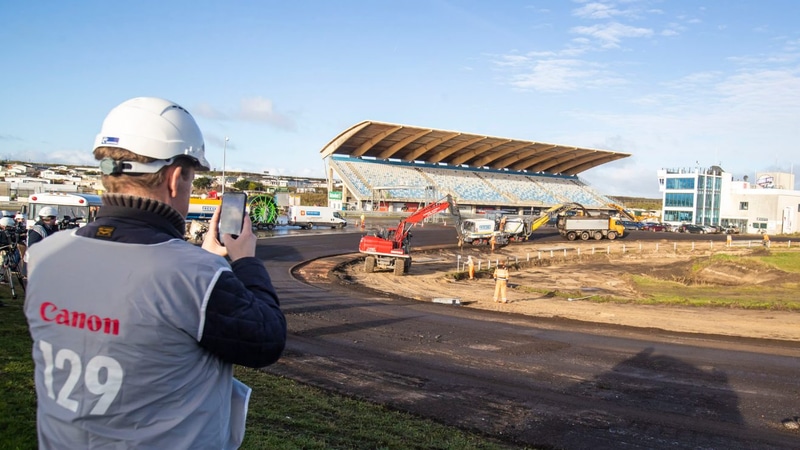 ザントフォールトサーキットは、F1の復帰に向けて大幅な改修工事を行なっている