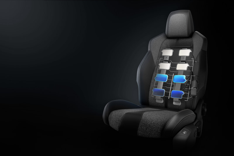 運転席電動シート＆マルチポイントランバーサポートのイメージ