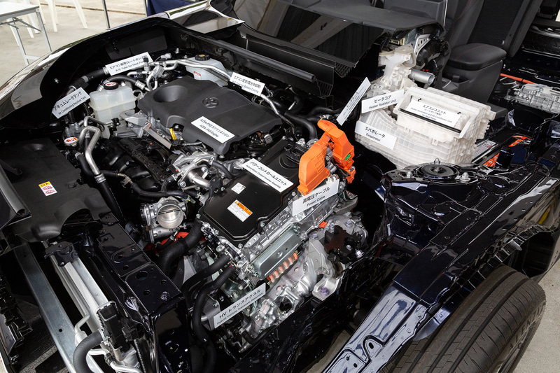 新開発のプラグインハイブリッドシステム「THSII Plug-in」を採用