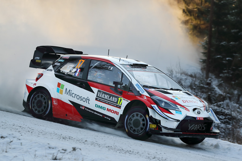 2020シーズンはTOYOTA GAZOOレーシングで参戦しているセバスチャン・オジェ（写真は2020ラリースゥエーデン）。北海道最後のラリージャパンの勝者が再び日本の地で戦う姿をぜひ見て見たいものです