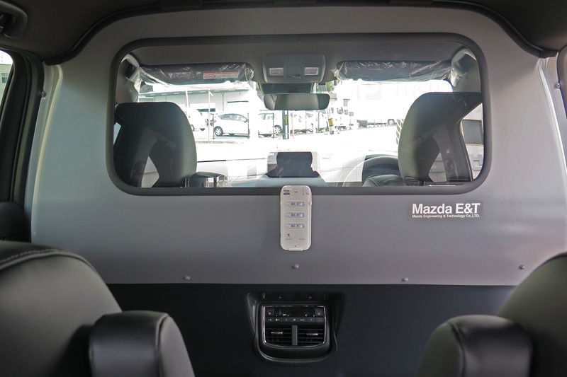 CX-8をベースに新型コロナウイルス感染症の軽症患者や無症状の病原体保有者等を搬送する車両を製作