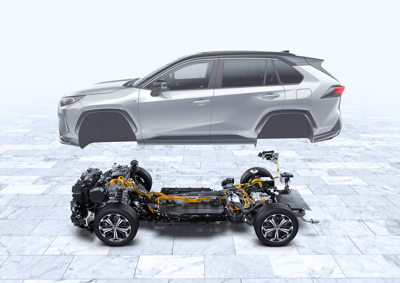 GA-Kプラットフォームとプラグインハイブリッドシステム“THSII Plug-in”が採用されたRAV4 PHV