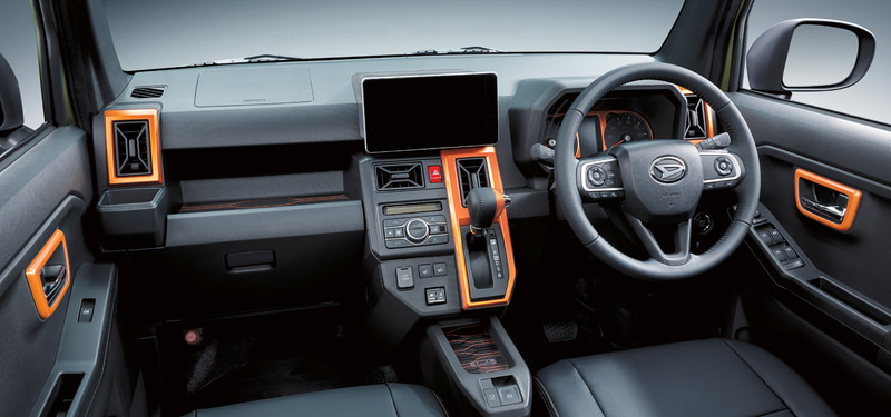 インテリアもディーラーオプションでトータルコーディネート可能