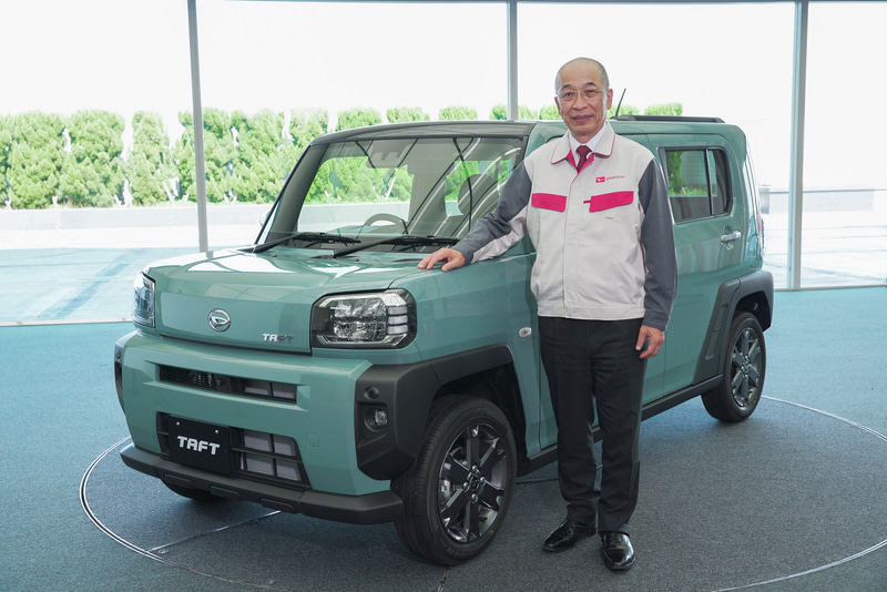 新型軽クロスオーバー「タフト」とダイハツ工業株式会社 代表取締役社長 奥平総一郎氏