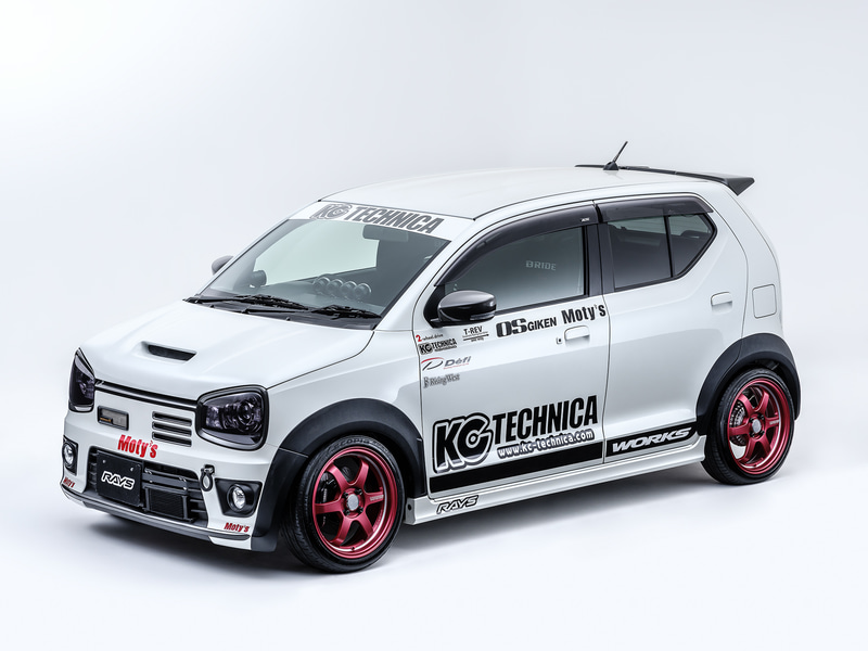 軽・コンパクトカー用に設計された「TE37 KCR」の2020年限定モデル「TE37 KCR 2020」。写真はマットレッド。詳細は<a href="https://car.watch.impress.co.jp/docs/news/1256090.html" class="n" target="_blank">関連記事</a>参照