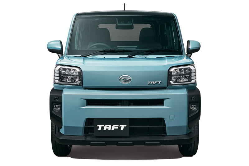 自然吸気エンジンのタフト G。ボディカラーはレイクブルーメタリック