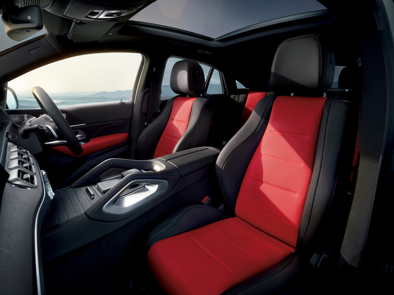 新型GLE クーペの室内