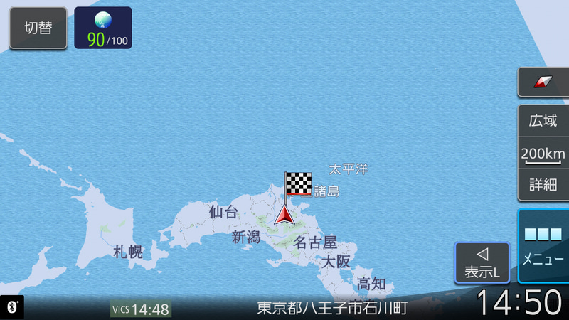 各種スケール。実際はもっと細かく用意されている