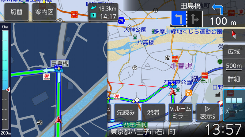 続いて拡大図で案内してくれる