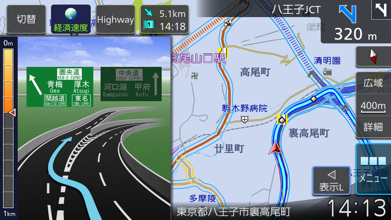 分岐はグラフィカルな表示で分かりやすい