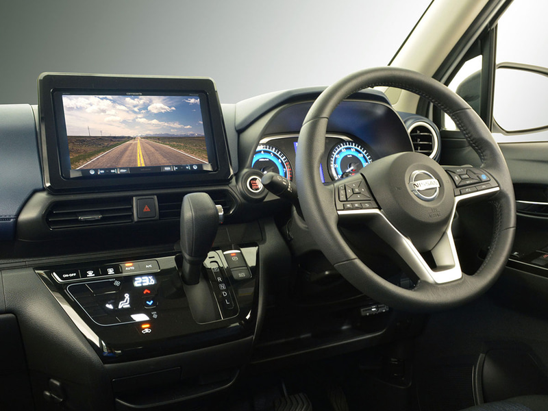 9インチカーナビゲーションの装着例