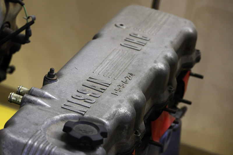 プリンス時代の試作エンジンや日産工機所有の試作カムカバーなど、貴重な展示も多く見応え十分