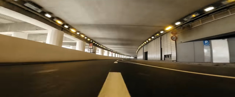 実際にF1GPで使われる道路を激走