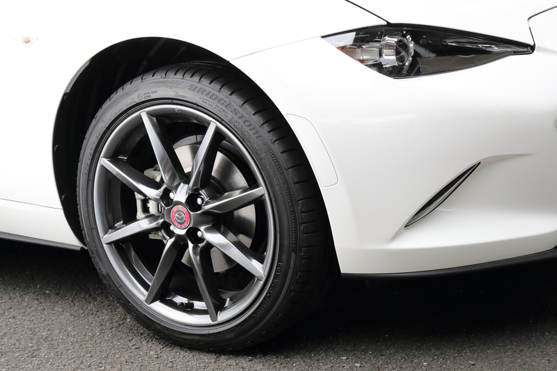 外装にはバッヂなどがあしらわれる