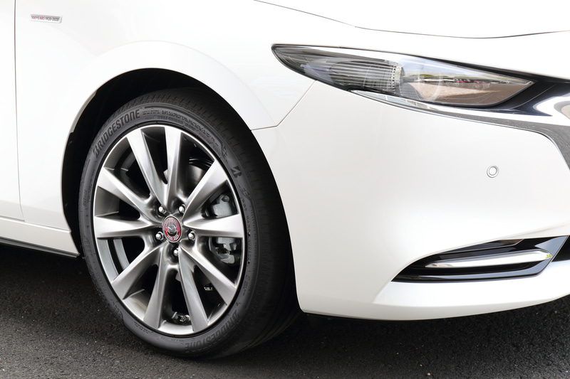 専用のホイールキャップとバッヂ