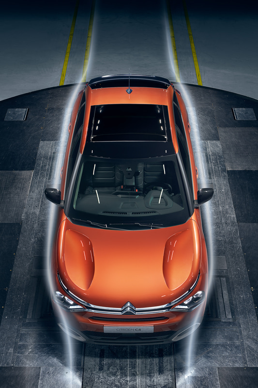 空力に考慮した外装デザインを採用