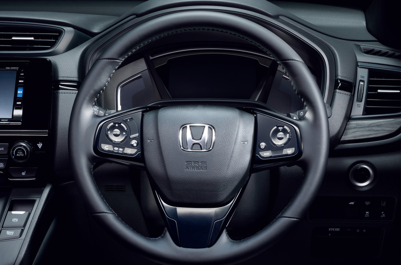 BLACK EDITIONロゴ入り本革シートやブラックルーフライニングを採用