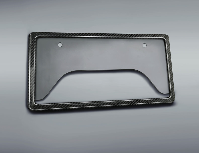 GRカーボンナンバーフレーム（フロント用・リア用）：各1万9800円