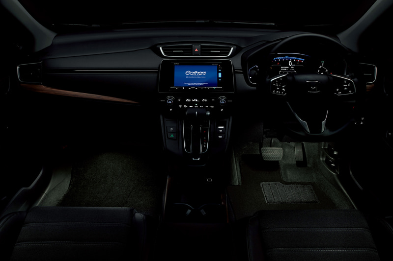 キャンドルホワイト（乗車中）の点灯イメージ