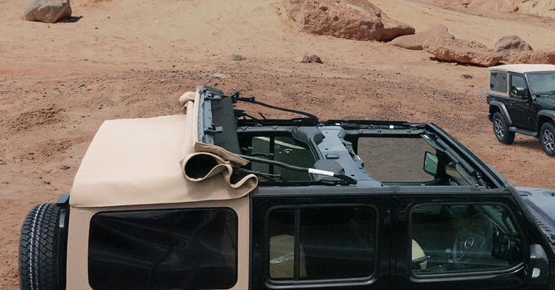 プレミアム タン サンライダーソフトトップ