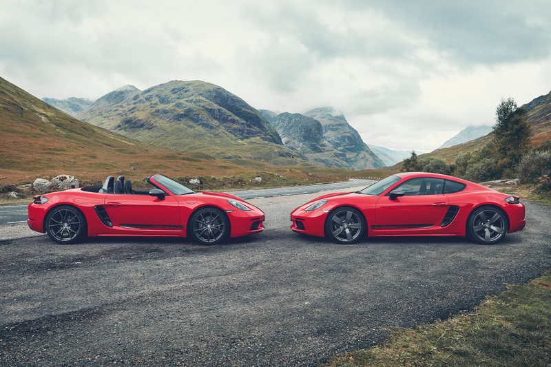 新型「718 ケイマン T」「718 ボクスター T」予約受注開始