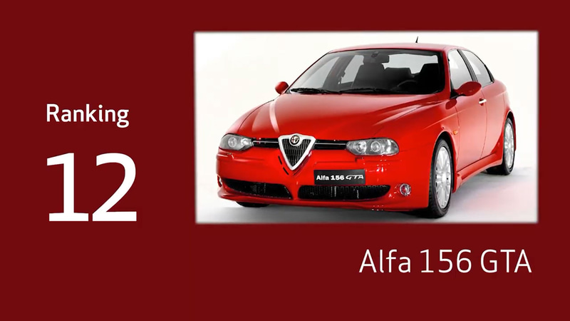 12位：アルファ 156 GTA