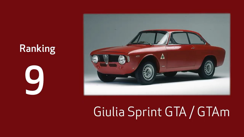 9位：ジュリア スプリント GTA/GTAm