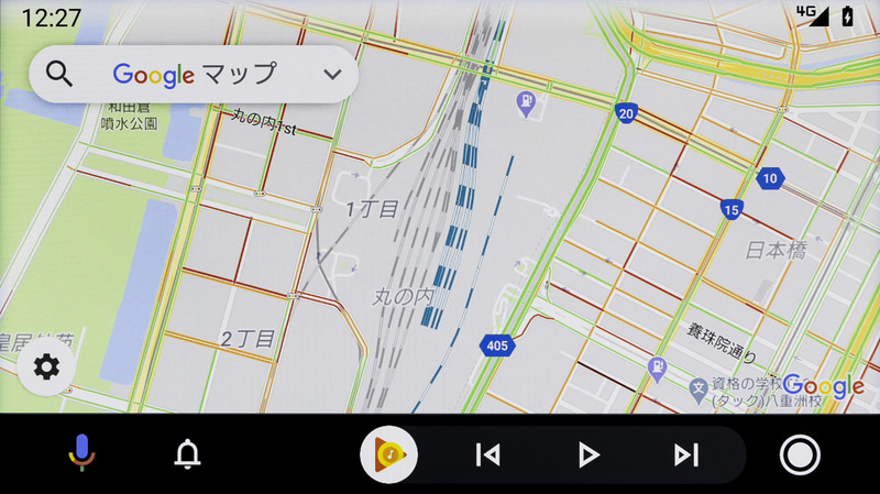 通常のマップ表示
