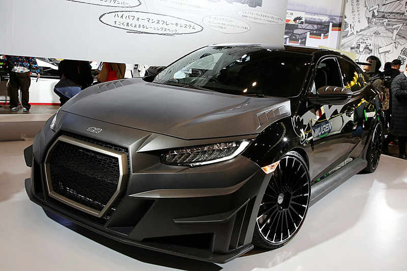 東京オートサロン 2019の無限ブースで展示された「CIVIC TYPE R MUGEN RC20GT Package Pre Production MODEL」