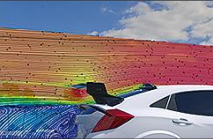 抵抗にならずダウンフォースを発生する形状