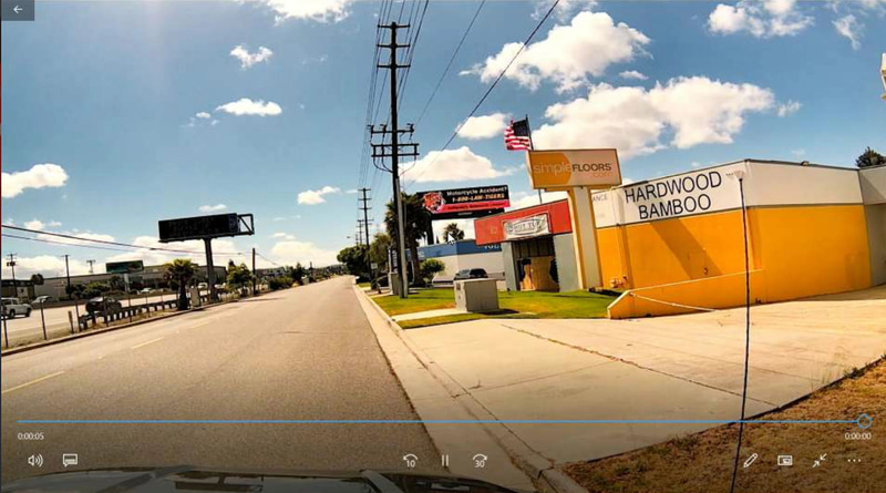 電子看板もチラツキを起こしていないことが分かる