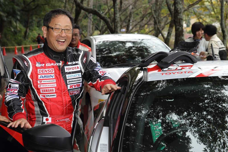 TRDラリーチャレンジにエントリーしたMORIZO選手