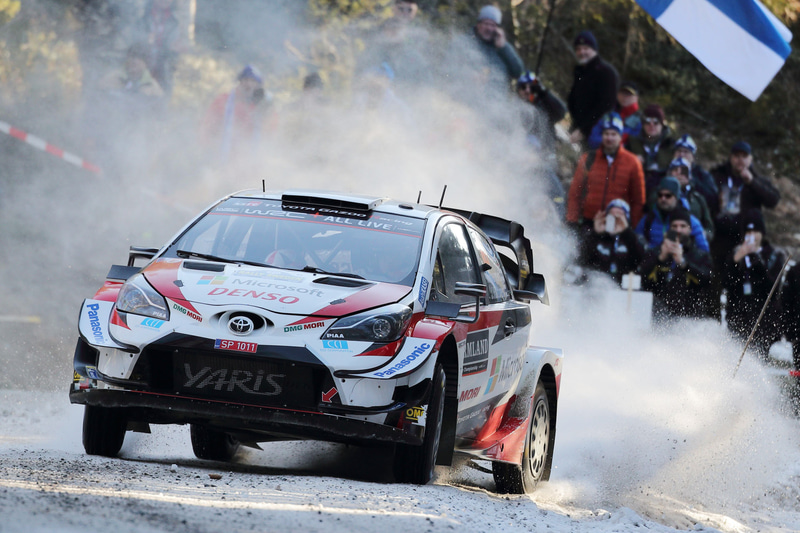 2020年のスウェーデンラリーを激走するヤリスWRC