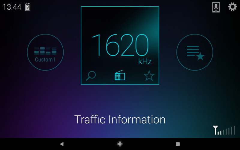 交通情報もワンタッチ