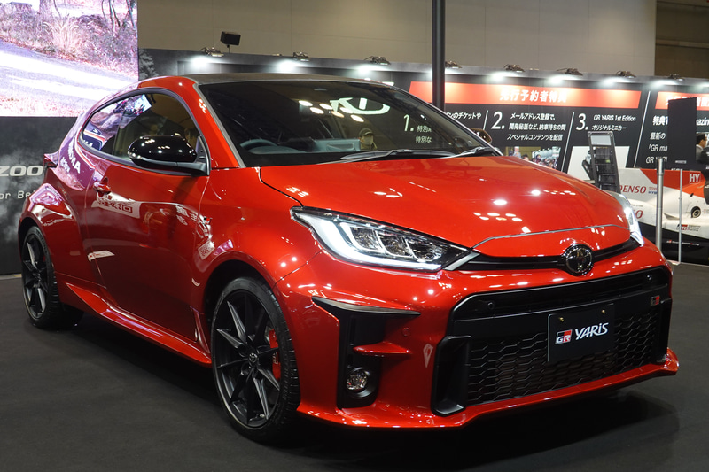 新型車「GRヤリス」。日本仕様では272PSの出力を発生するG16E-GTS型エンジンを搭載している