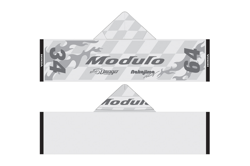 34＆64号車 Modulo フード付きタオル：2500円