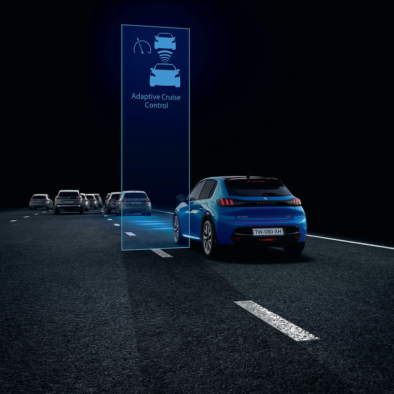 アクティブクルーズコントロールイメージ図