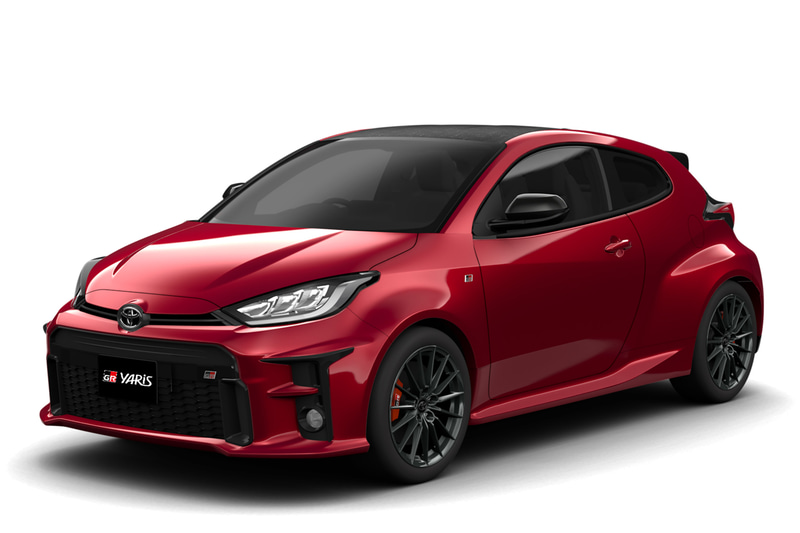 写真は新型車「GRヤリス」の特別仕様車 RZ“High-performance・First Edition”
