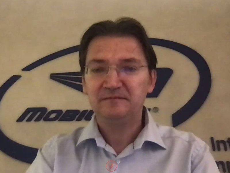 Mobileye 副社長MaaSオペレーション事業部長 ヨハン・ユングウィルス氏（デジタル会議より筆者キャプチャー）